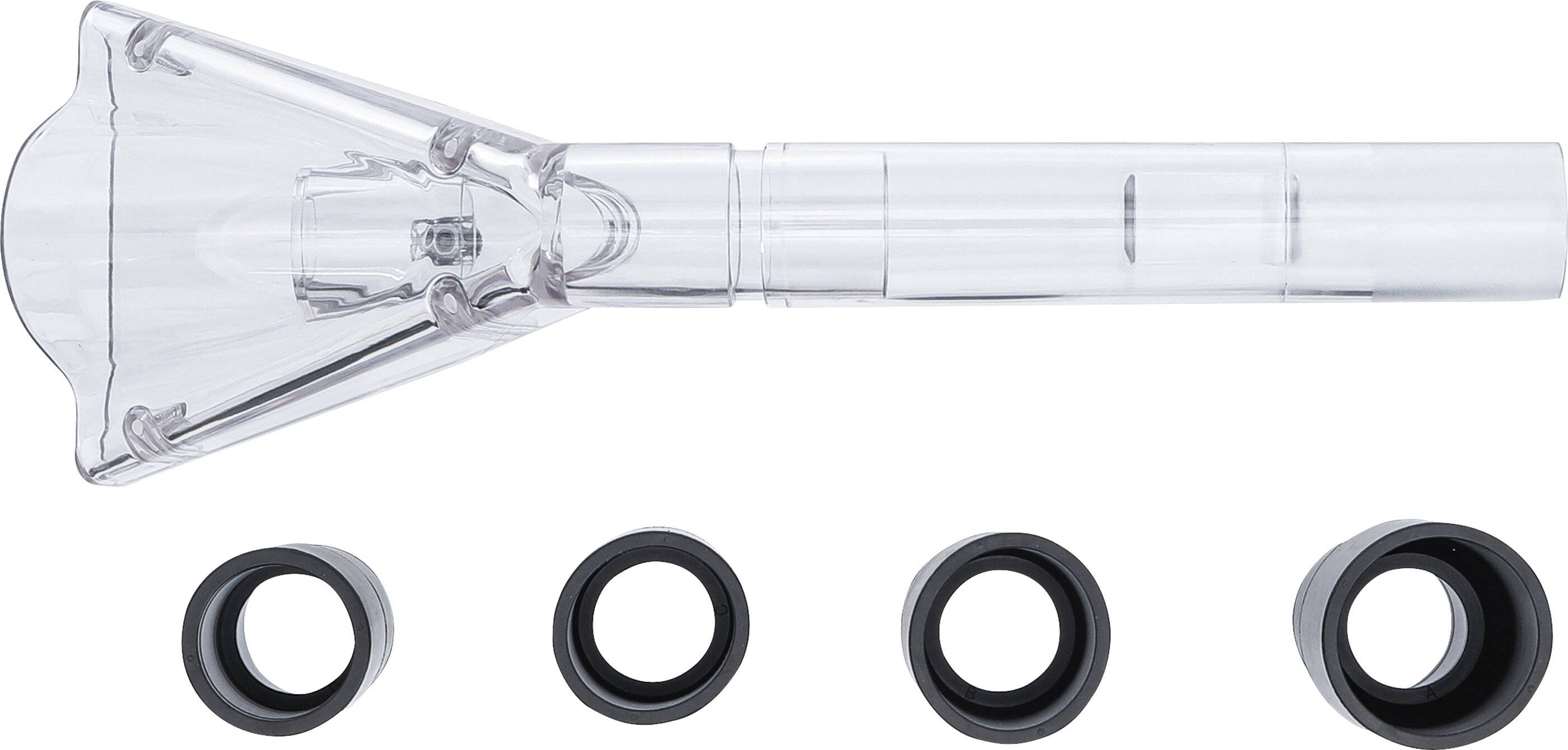 BGS Saugaufsatz für Druckluft-Reinigungspistole groß mit 4 Adaptern für Art. 70150 - 70152