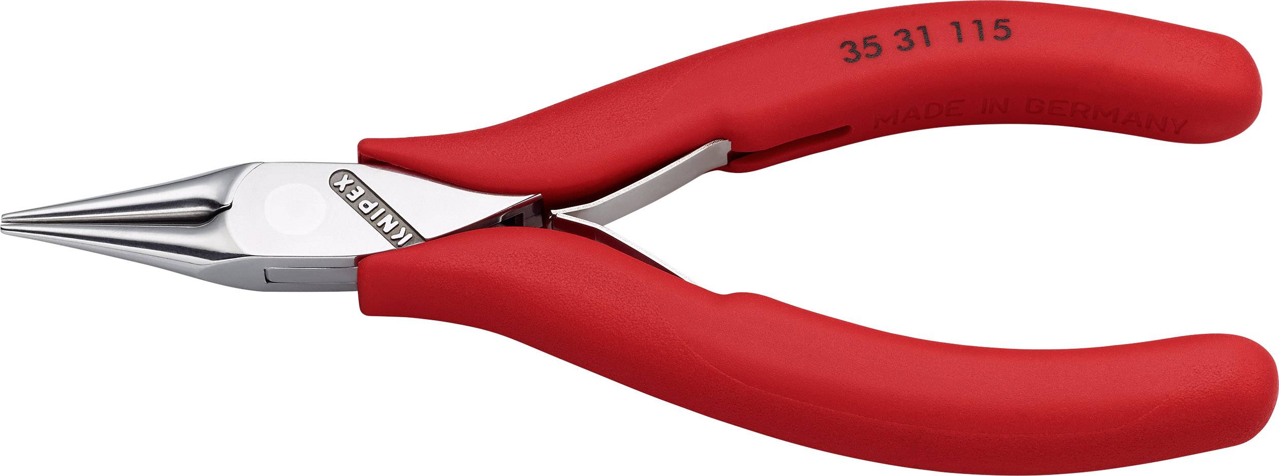 Knipex 35 31 115 Elektrotechnik und Feinwerktechnik Rundzange Gerade Werkzeugstahl 115 mm
