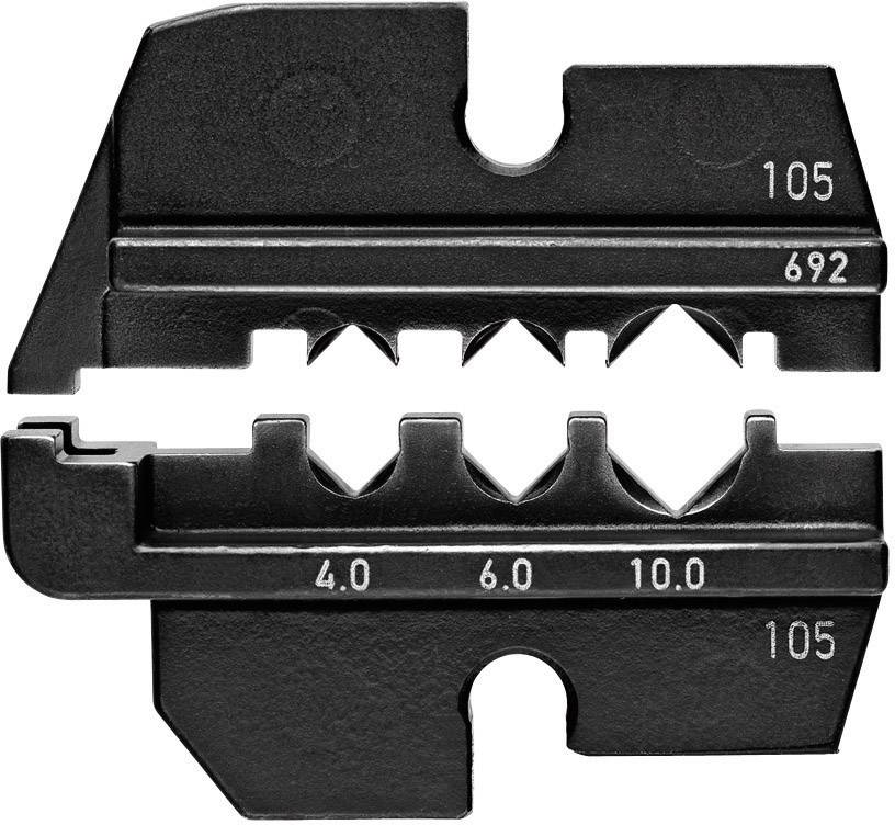Knipex 97 49 69 2 Crimpeinsatz Solar-Steckverbinder geeignet für PST 40 (Wieland) 4 bis 10 mm² Passend für Marke (Zangen) Knipex 97 43 E, 97 43