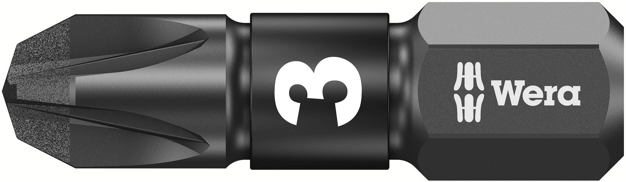 Wera 855/1 IMP DC / PZ 3 X 25 05057622001 Kreuzschlitz-Bit PZ 3 Werkzeugstahl diamantbeschichtet D