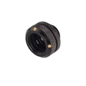 Multi-Link adapter connection straight G1/4 inch male to 14mm OD hardtube - black matt
