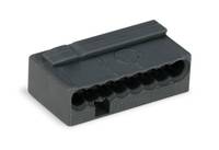 8-L-Verb.-Dosenkl. 0,8qmm 243-208 dunkelgrau 8x0,6-0,8qmm