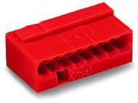 Wago 243-808 WAGO Verbindungsdosenklemme 8polig Micro 0,6-0,8qmm rot