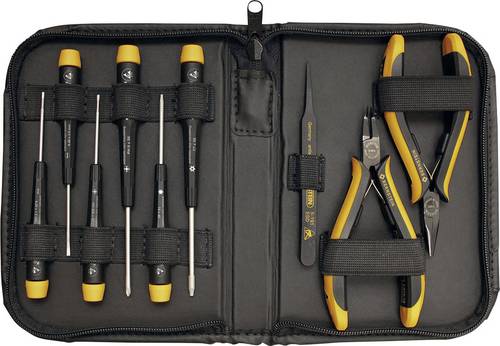 Bernstein Tools for Electronics SERVICE-SET CARAT 2250 Werkzeugset ESD in Tasche 9teilig