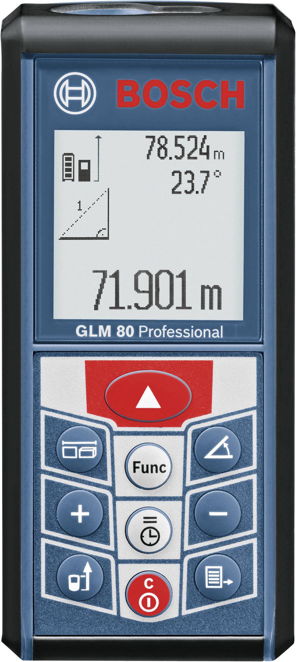 Bosch Professional GLM 80 Laser-Entfernungsmesser  Li-Ionen Akku, Stativadapter 6.3 mm (1/4") Messbereich (max.) (Details) 80 m