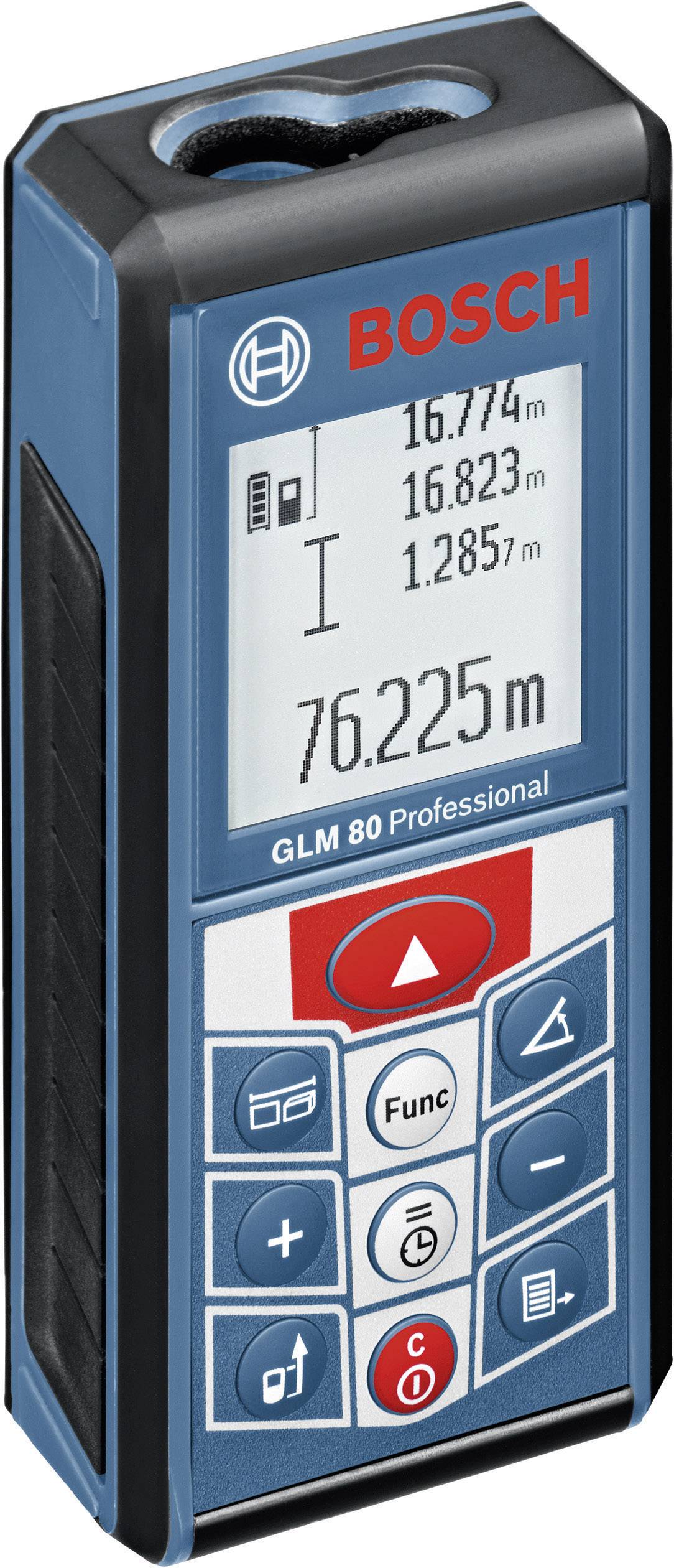 Bosch Professional GLM 80 Laser-Entfernungsmesser  Li-Ionen Akku, Stativadapter 6.3 mm (1/4") Messbereich (max.) (Details) 80 m