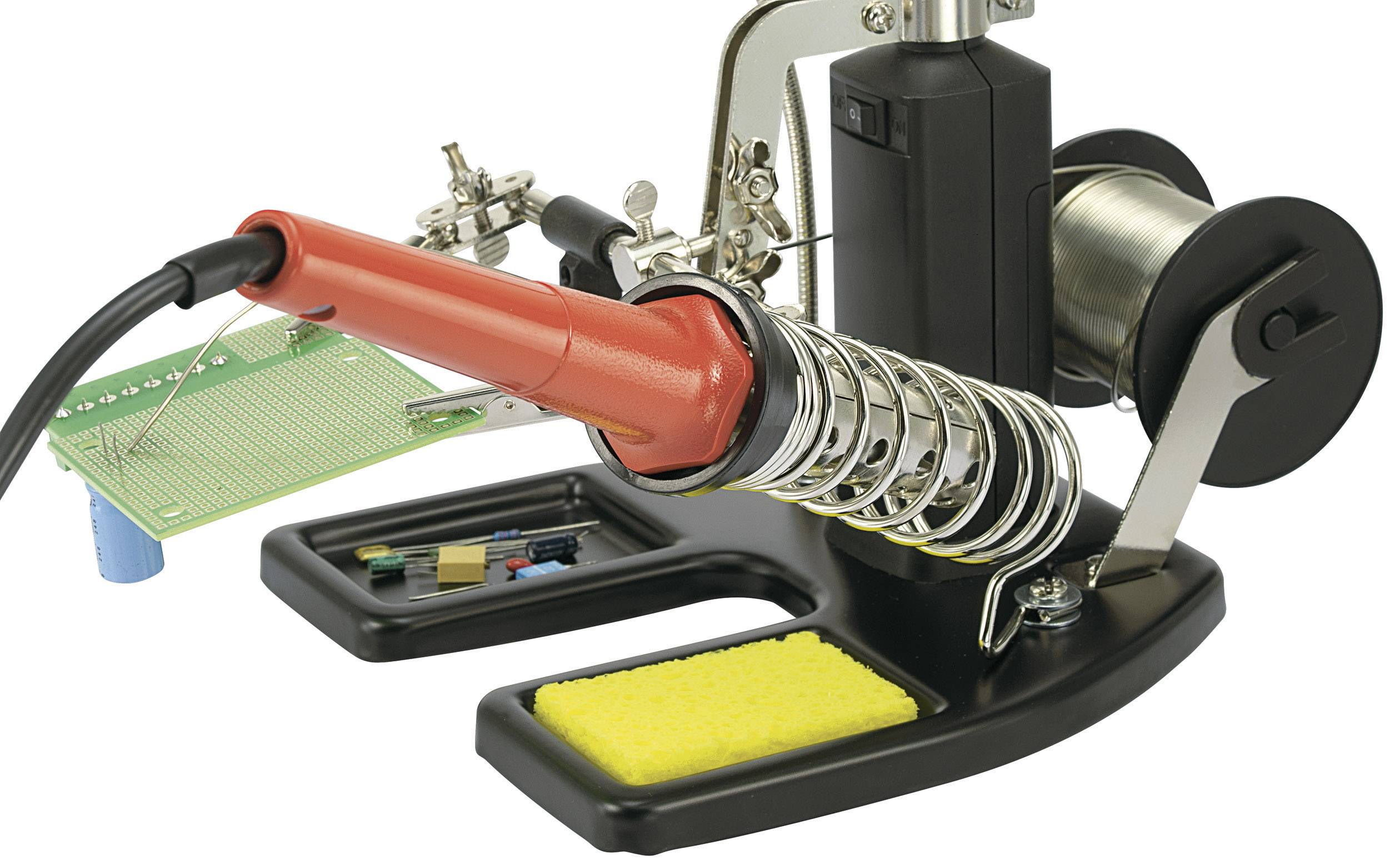 TOOLCRAFT 826054 LED-Lupenleuchte mit 3. Hand Vergrößerungsfaktor=2 x, 4 x 2021 Energieeffizienzklasse n.rel