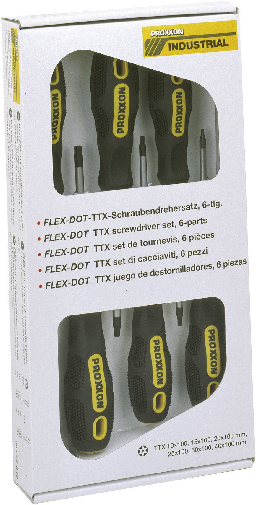 Proxxon Industrial FLEX-DOT Werkstatt Schraubendreher-Set 6teilig Sechsrund BO