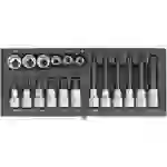 Proxxon Industrial Steckschlüssel-Bit-Einsatz-Set 1/2" (12.5 mm) 18teilig 23 296 Proxxon Industrial Steckschlüssel-Bit-Einsatz-Set 1/2" (12.5 mm) 18teilig 23 296