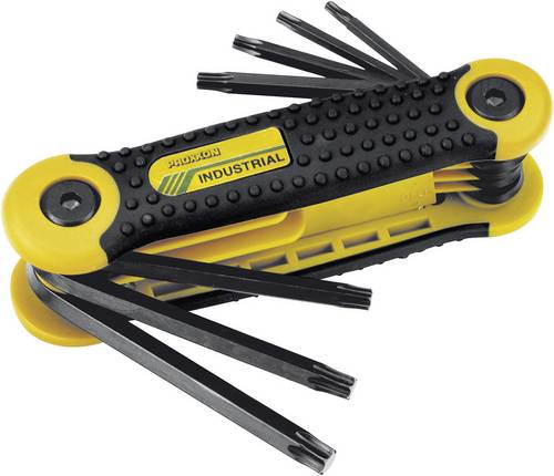 Proxxon Industrial Innen-Sechsrund (TX) Winkelschraubendreher-Set T 9, T 10, T 15, T 20, T 25, T 27