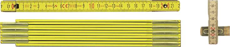 Stabila 1907 01634 Zollstock   2 m Buchenholz