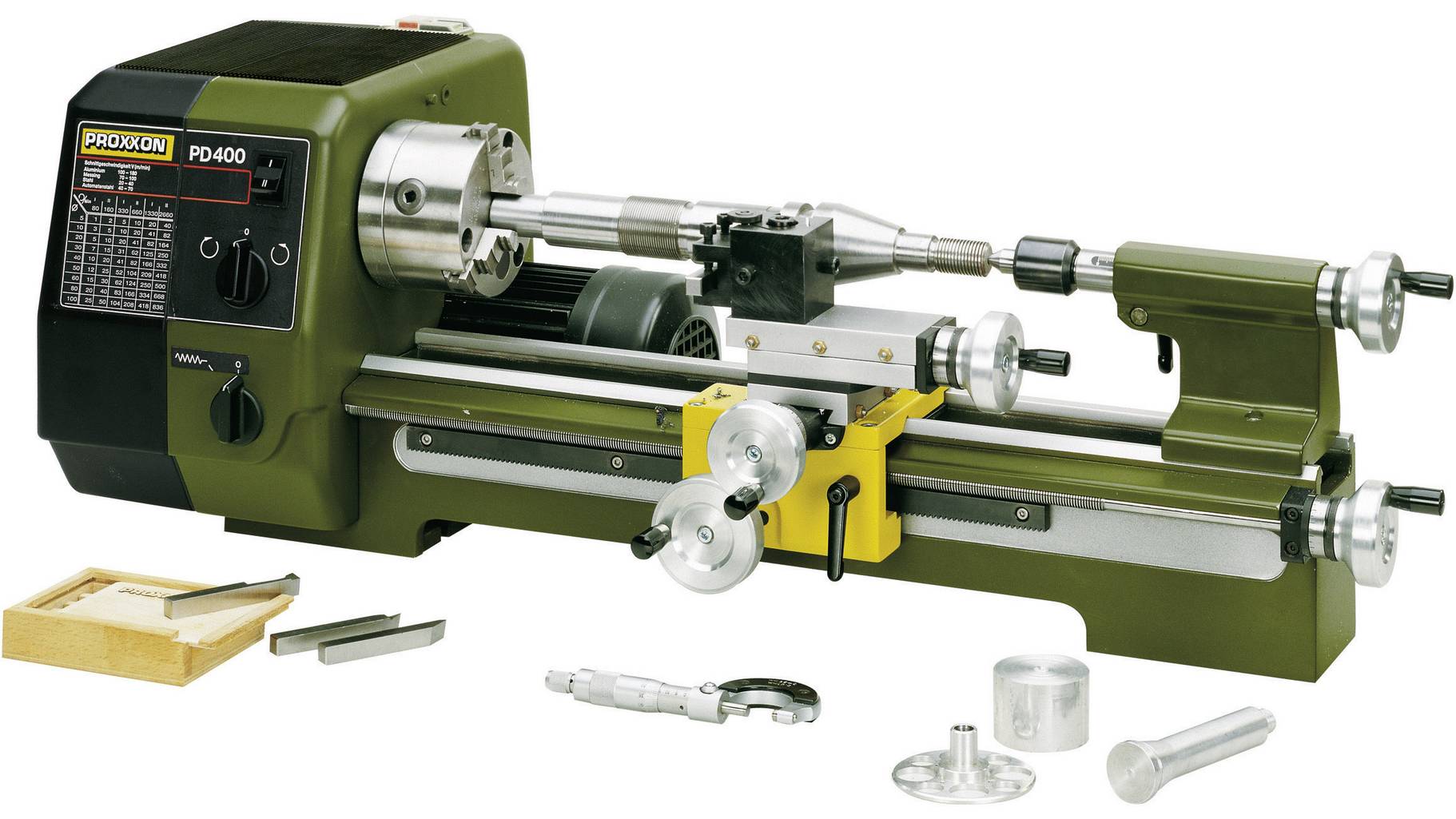 Proxxon Micromot PD 400 Präzisions-Drehmaschine 550W versandkostenfrei ...
