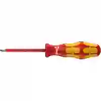 Wera 162 i 05006150001 VDE Kreuzschlitz-Schraubendreher PH 0 Klingenlänge: 80 mm DIN ISO 8764-PH, DIN EN 60900 Wera 162 i 05006150001 VDE Kreuzschlitz-Schraubendreher PH 0 Klingenlänge: 80 mm DIN ISO 8764-PH, DIN EN 60900