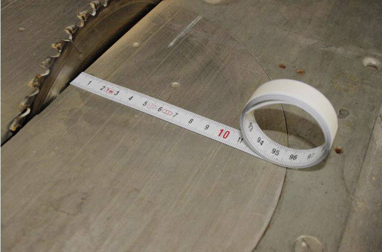 HEDÜ X120 Maßband selbstklebend 2 m Stahl