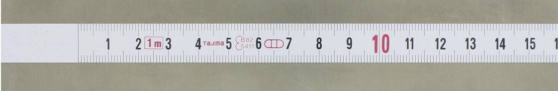 HEDÜ X120 Maßband selbstklebend 2 m Stahl