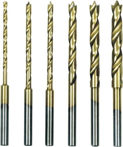 Proxxon Micromot 28 876 HSS Metall-Spiralbohrer-Set 6teilig 1.5 mm, 2 mm, 2.5 mm, 3 mm, 3.5 mm, 4 m
