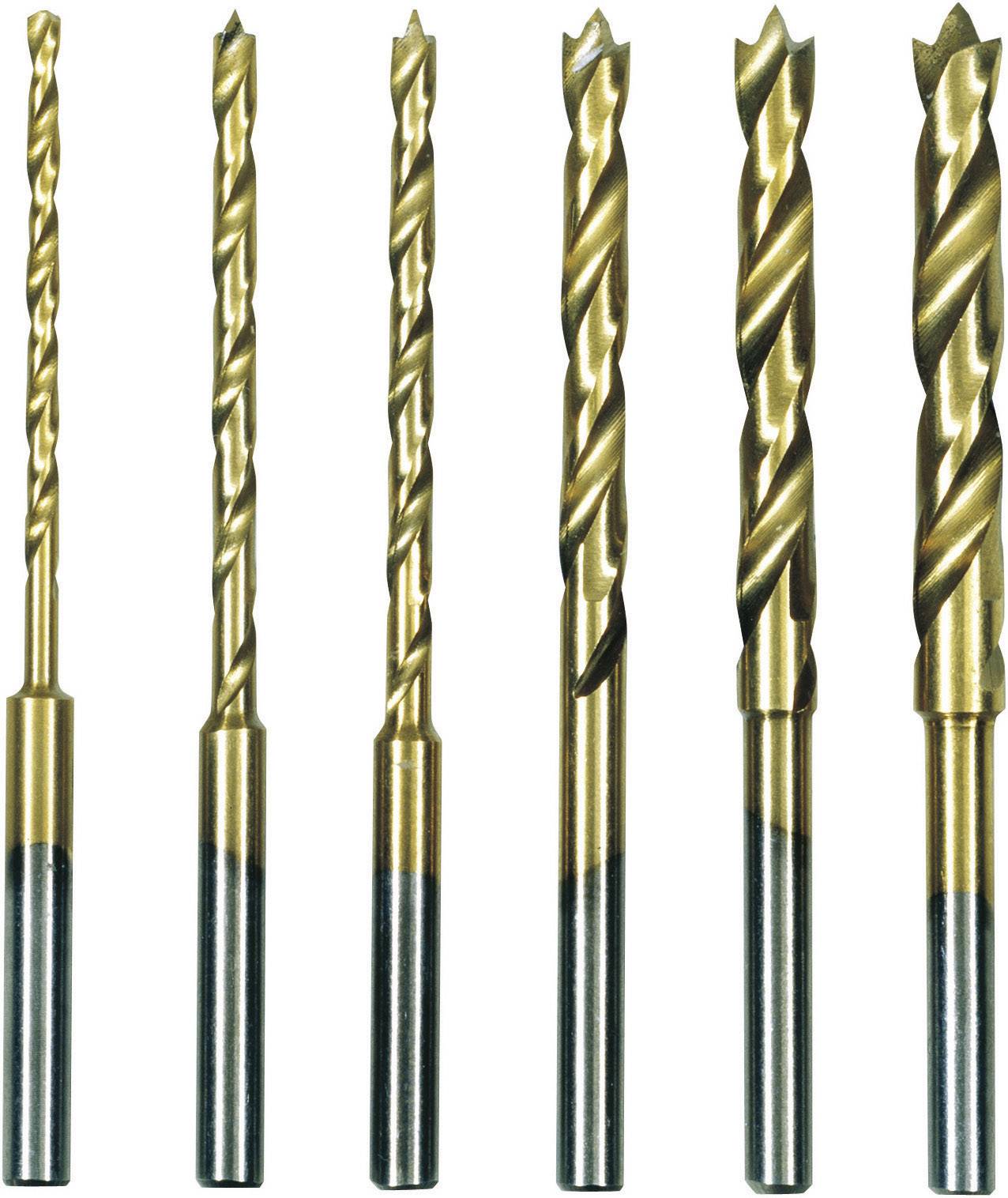 Proxxon Micromot 28 876 HSS Metall-Spiralbohrer-Set 6teilig 1.5 mm, 2 mm, 2.5 mm, 3 mm, 3.5 mm, 4mm TiN Zylinderschaft 1 Set