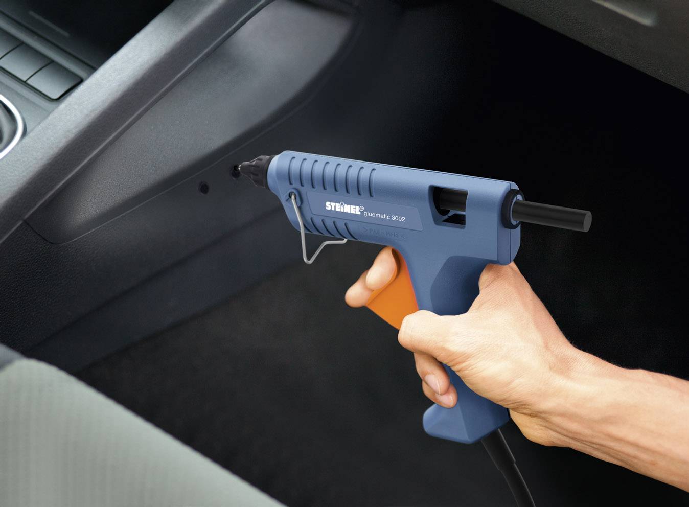 Steinel GLUEMATIC 3002-SET Heißklebepistole mit Zubehör, inkl. Koffer 11mm 200W 1 Set