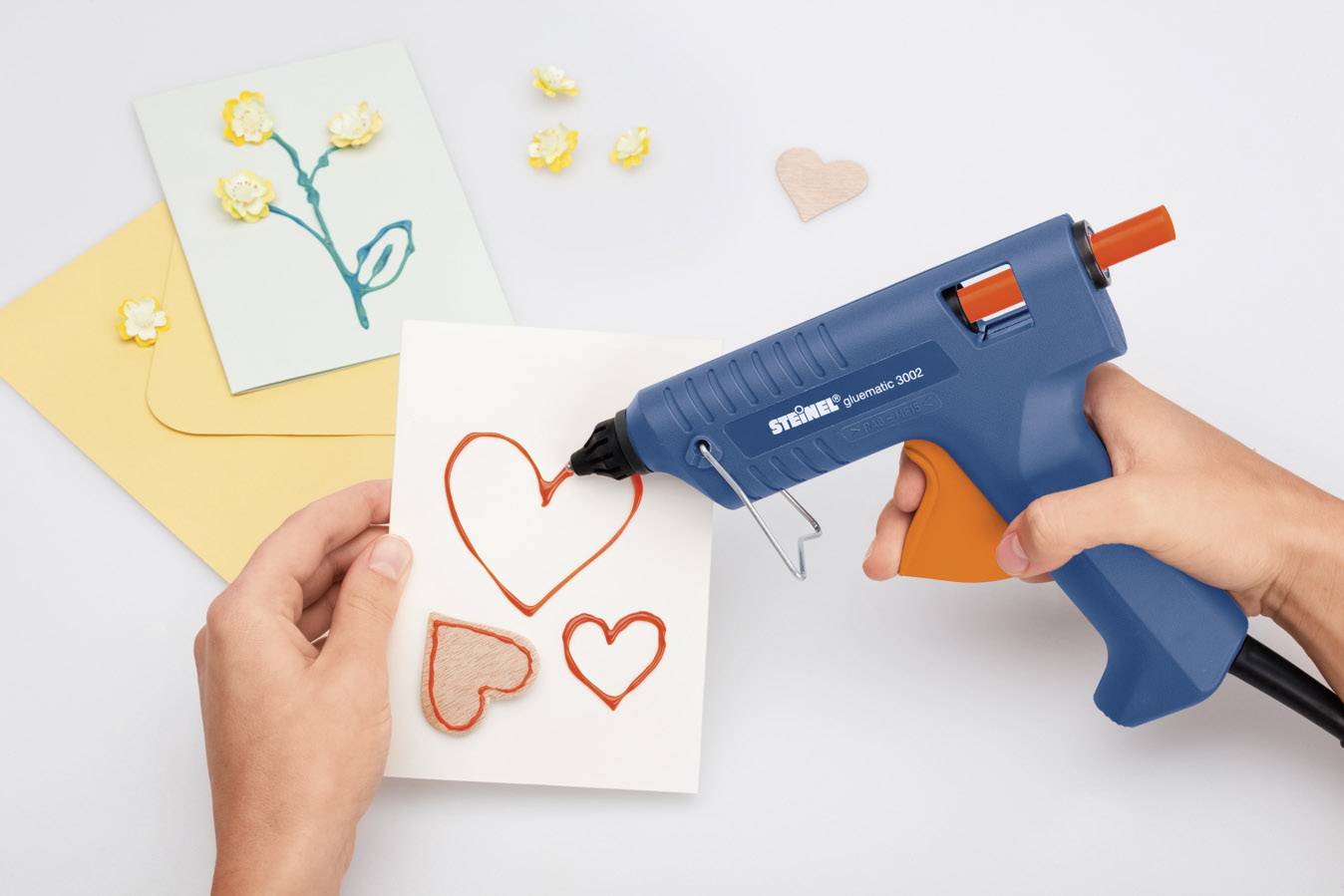 Steinel GLUEMATIC 3002-SET Heißklebepistole mit Zubehör, inkl. Koffer 11mm 200W 1 Set