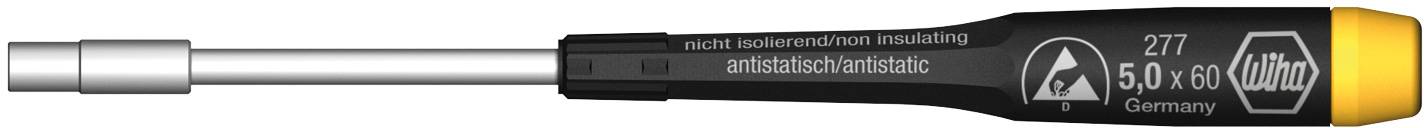 Wiha ESD Steckschlüssel-Schraubendreher Precision ESD Schlüsselweite (Metrisch): 2.5mm