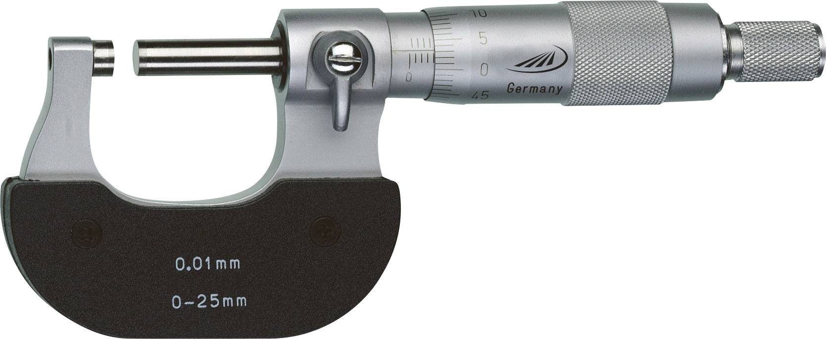 Helios Preisser 0800501 Bügelmessschraube 0 - 25 mm Ablesung: 0.01 mm DIN 863-1