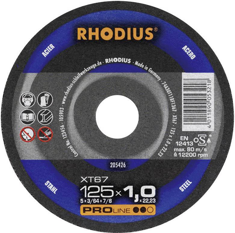 Rhodius XT67 205599 Trennscheibe gerade 115 mm Stahl