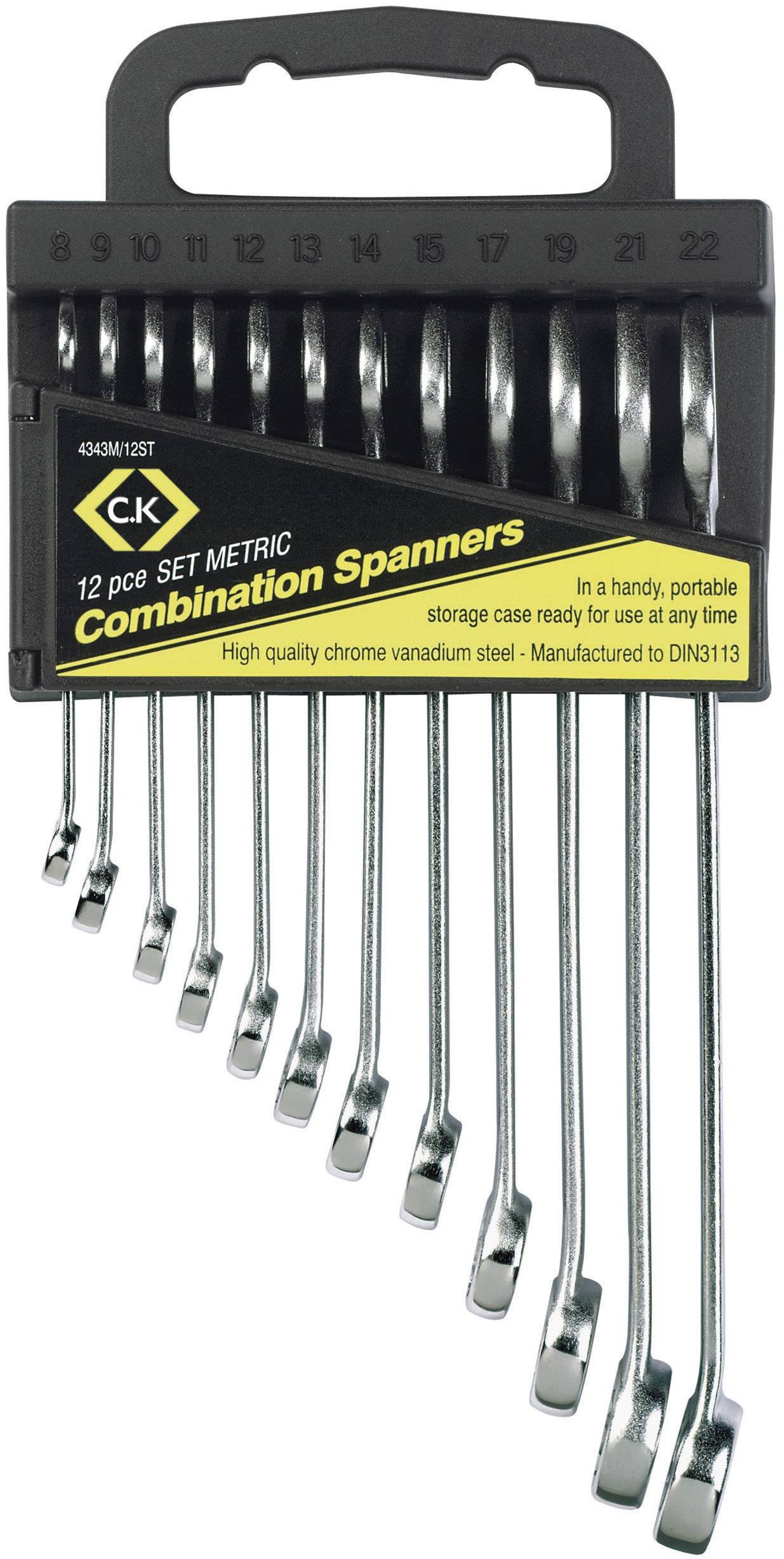C.K T4343M/12ST Ring-Maulschlüssel-Satz 12teilig Schlüsselweite (Metrisch) 8 - 22mm