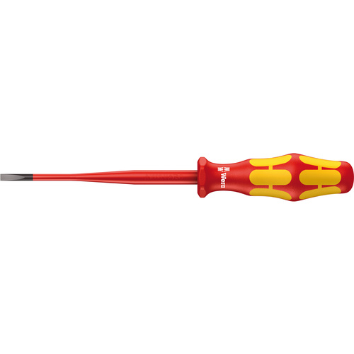 Wera 160 iS VDE Slotted screwdriver Blade width: 3.5 mm Blade length: 100 mm DIN EN 60900