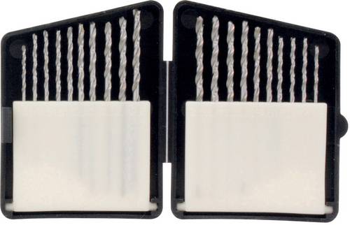 Donau Elektronik HSS225 HSS Metall-Spiralbohrer-Set 20teilig 1.3 mm, 1.4 mm, 1.5 mm, 1.6 mm, 1.8 mm