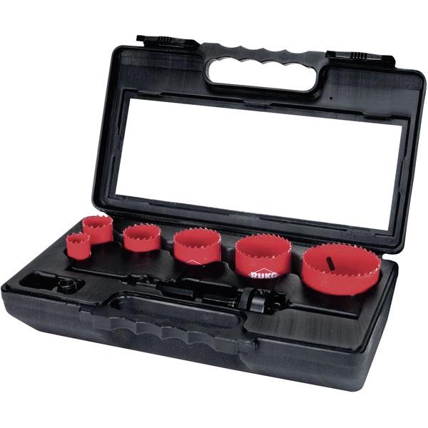 RUKO A106340 A106340 Lochsägen-Set 8teilig 22 mm, 29 mm, 35 mm, 44 mm, 51 mm, 68mm 1 Set RUKO A106340 A106340 Lochsägen-Set 8teilig 22 mm, 29 mm, 35 mm, 44 mm, 51 mm, 68mm 1 Set
