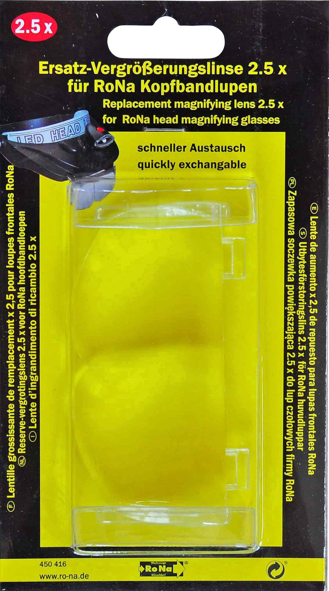 RONA 450416 Vergrößerungslinse Vergrößerungsfaktor: 2.5 x