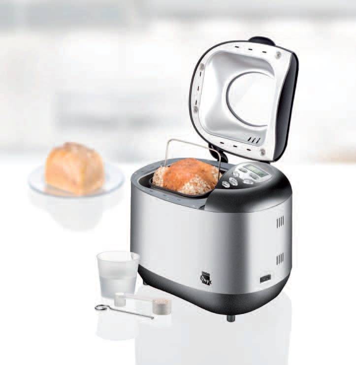 Unold 8695 Backmeister Onyx Brotbackautomat Timerfunktion 1000 g Edelstahl, Schwarz