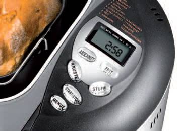 Unold 8695 Backmeister Onyx Brotbackautomat Timerfunktion 1000 g Edelstahl, Schwarz