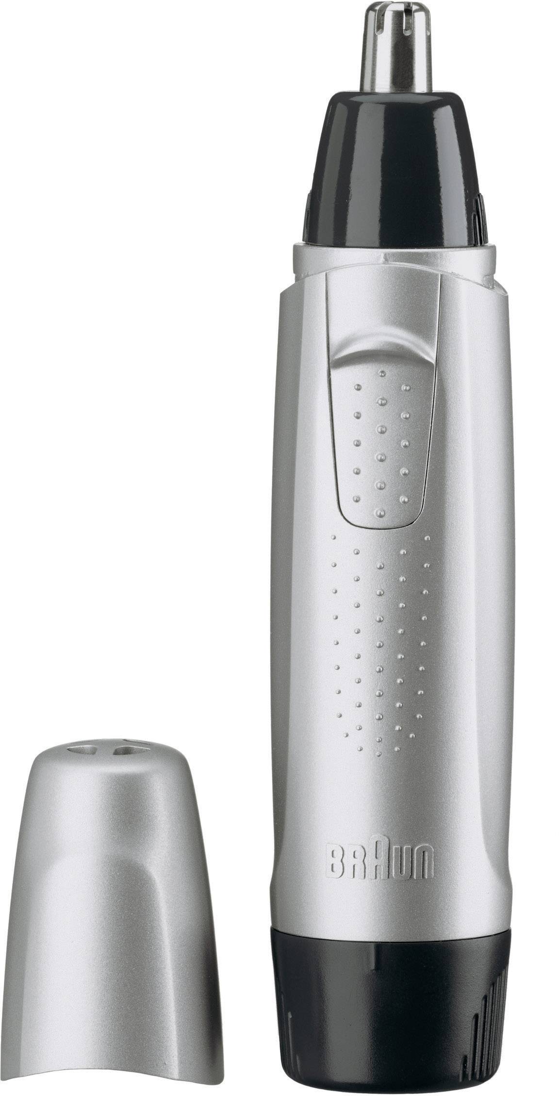 Braun EN10 Ohr-, Nasenhaartrimmer abwaschbar Silber-Schwarz