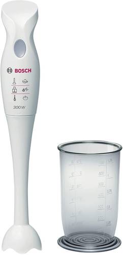 Bosch Haushalt MSM6B150 Stabmixer 300W mit Mixbecher Weiß