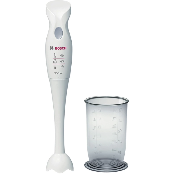 Bosch Haushalt MSM6B150 Stabmixer 300W mit Mixbecher Weiß Bosch Haushalt MSM6B150 Stabmixer 300W mit Mixbecher Weiß