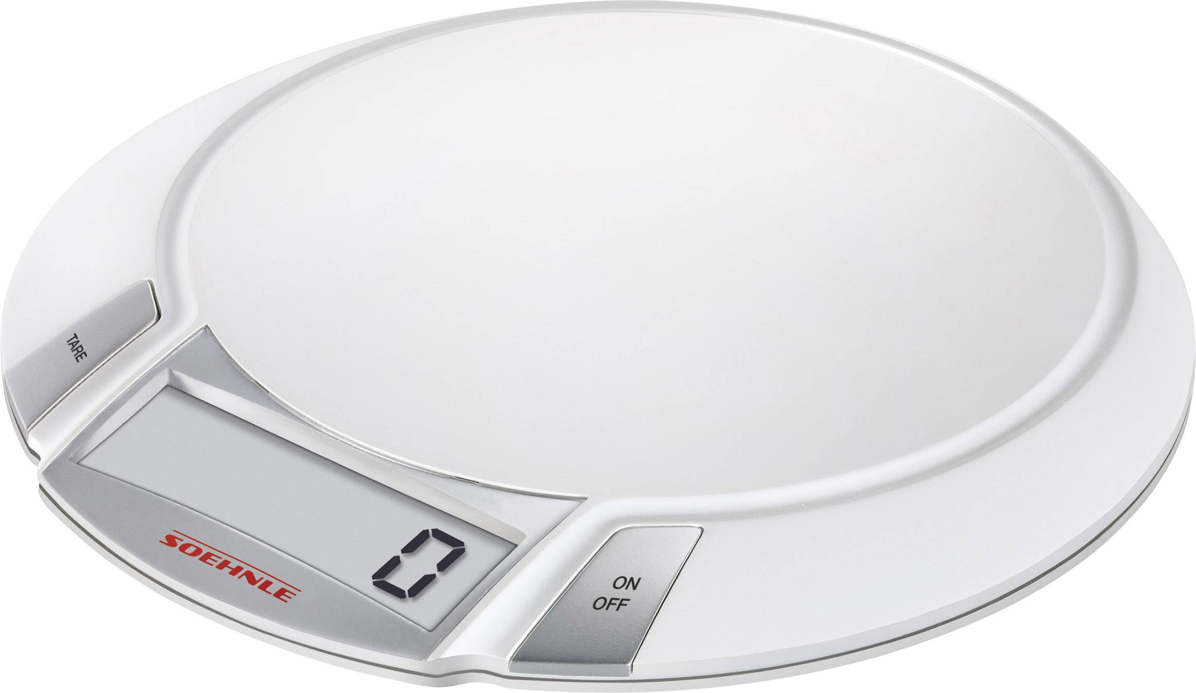 Soehnle KWD OLYMPIA Küchenwaage digital Wägebereich (max.)=5kg Silber, Weiß
