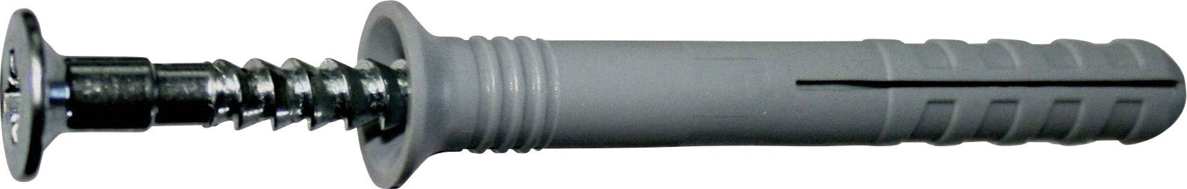 100ER NAGEL-DÜBEL 6 X 40 SENKKOPF