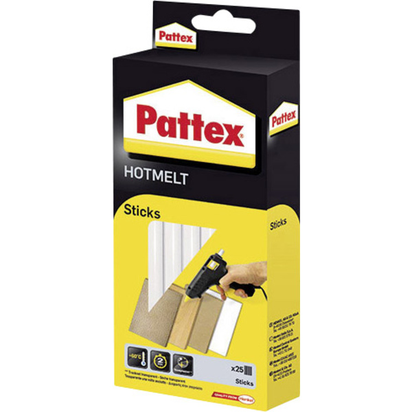 Pattex PTK56 Heißklebesticks 11mm 200mm Transparent 500g 25St.