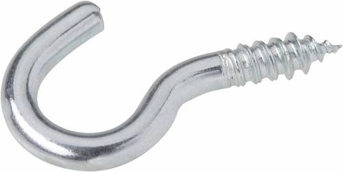 Schraubhaken, gebogen 50mm Stahl verzinkt 50St.