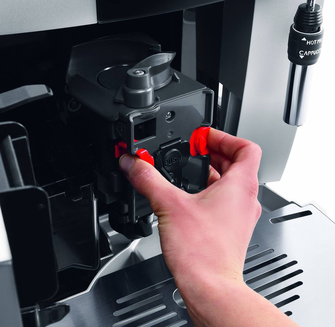 DeLonghi Magnifica ESAM 04.120.S Kaffeevollautomat Silber