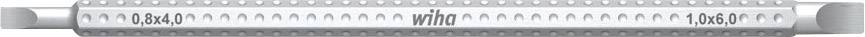 Wiha Werkstatt Schlitz Wechselklinge 4 mm, 6mm 150mm Passend für (Serie Schraubendreher) Wiha System 6