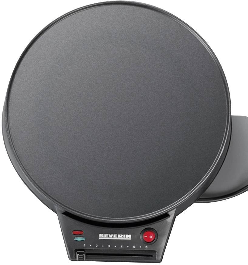 Severin CM 2198 Crépes Maker mit manueller Temperatureinstellung Schwarz