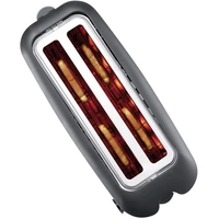 Severin AT 2509 Doppel-Langschlitztoaster mit eingebautem Brötchenaufsatz Edelstahl (gebürstet), Schwarz Severin AT 2509 Doppel-Langschlitztoaster mit eingebautem Brötchenaufsatz Edelstahl (gebürstet), Schwarz