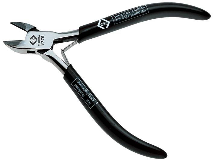 C.K T3779 Elektronik- u. Feinmechanik Seitenschneider mit Facette 115mm