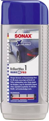 Sonax Xtreme BrilliantWax 1 Nano Pro 201100 Autowachs 250ml