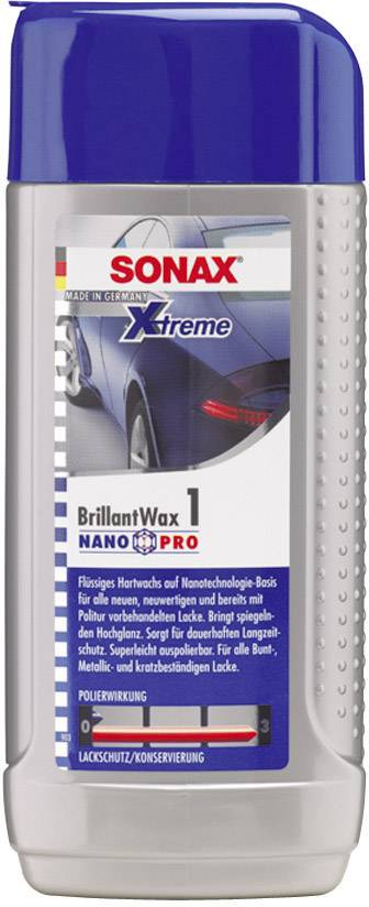 Sonax Xtreme BrilliantWax 1 Nano Pro 201100 Autowachs 250 ml