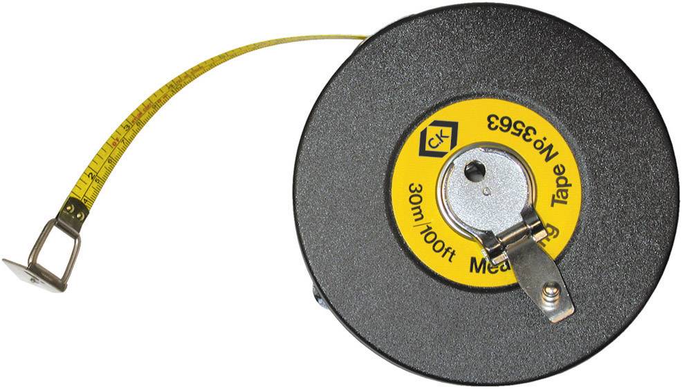 C.K T3563 100 Maßband 30 m Stahl