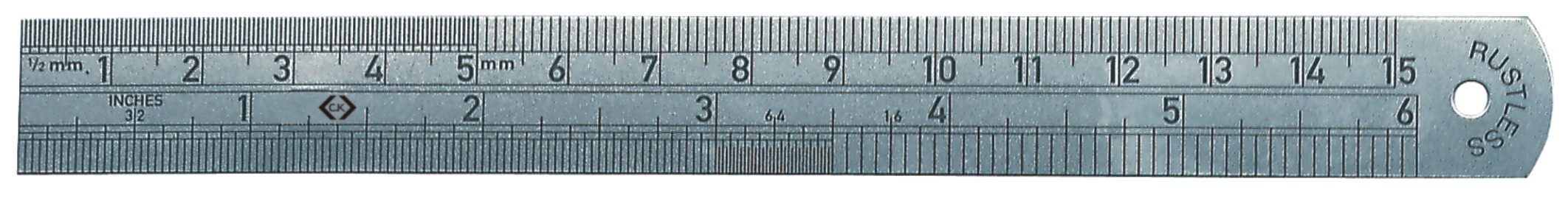 C.K T3530 06 Maßstab 0.15m Edelstahl