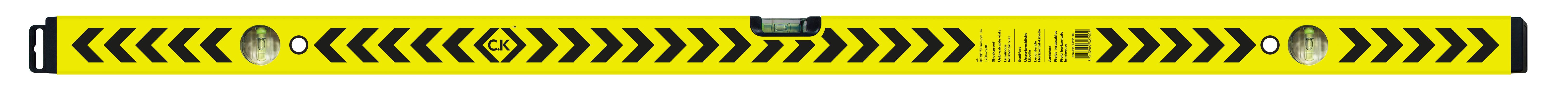 C.K T3494 48 Leichtmetall-Wasserwaage 120cm 0.5 mm/m